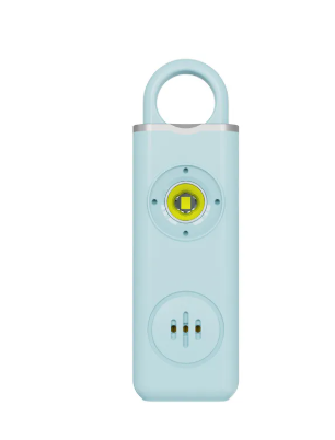 Sirena de Autodefensa y Alarma de Seguridad para Mujeres, Llavero con Luz LED SOS y Alarma Personal de Seguridad