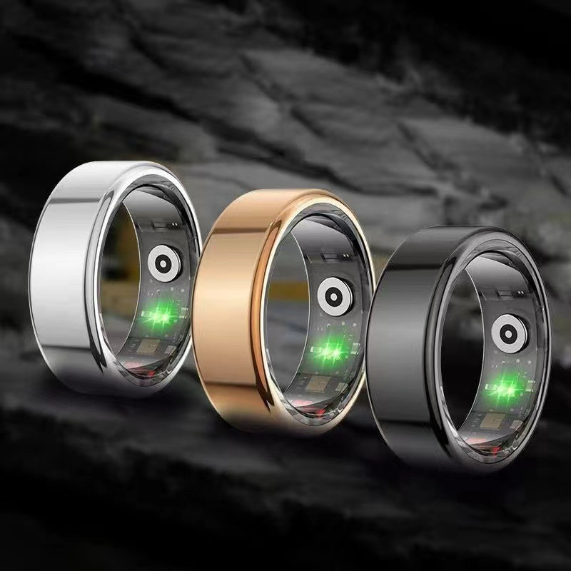 Anillo Inteligente de Salud | Monitor de Ritmo Cardíaco, Oxígeno y Sueño