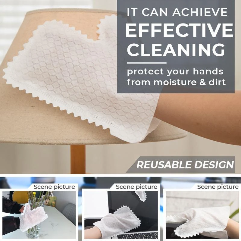 Guantes de Limpieza Desechables de Fibra de Bambú para Cocina y Jardín