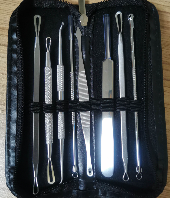 Set de Herramientas de Belleza de 5 Piezas para el Cuidado del Acné y los Pies