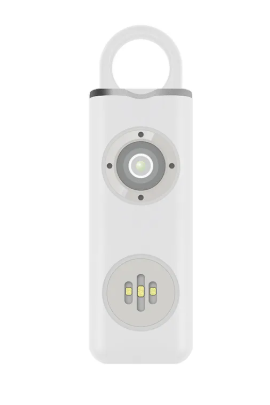 Sirena de Autodefensa y Alarma de Seguridad para Mujeres, Llavero con Luz LED SOS y Alarma Personal de Seguridad