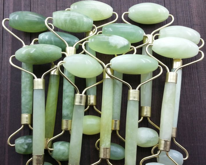 Dispositivo de Belleza de Jade, Masajeador Facial, Varita de Belleza