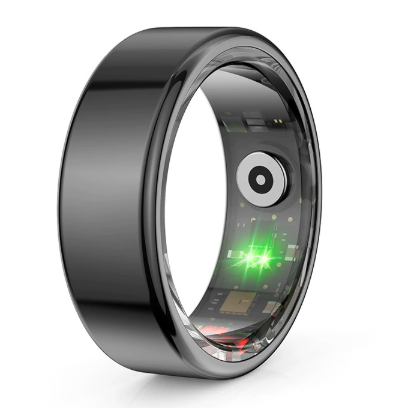 Anillo Inteligente de Salud | Monitor de Ritmo Cardíaco, Oxígeno y Sueño