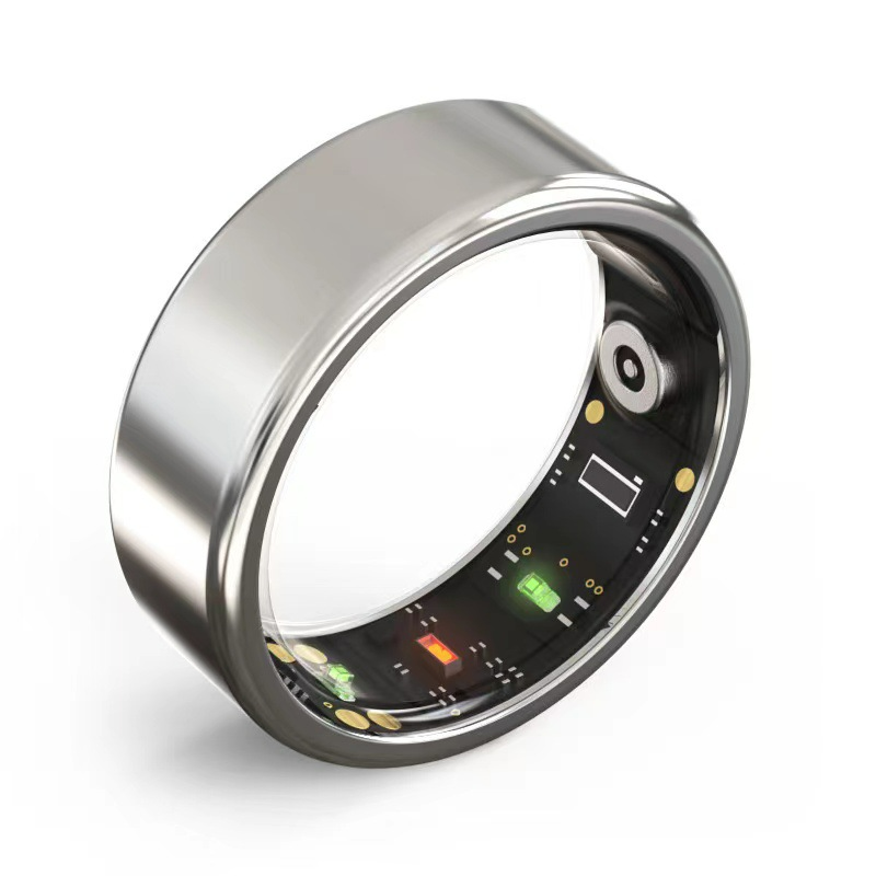 Anillo Inteligente de Salud | Monitor de Ritmo Cardíaco, Oxígeno y Sueño
