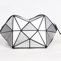 Geometric Cosmetic Bag for Women - Lightweight Travel Organizer