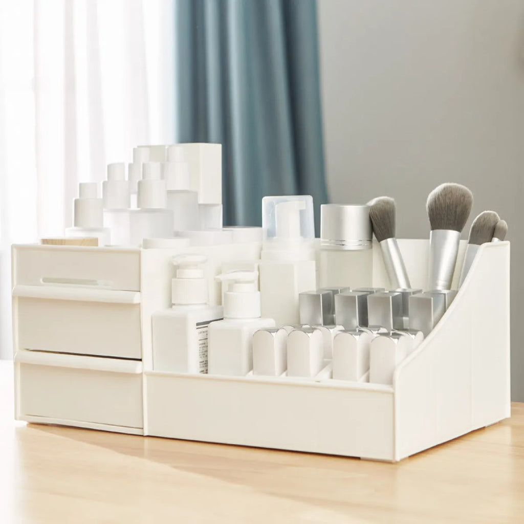 Caja de Almacenamiento de Cosméticos Organizador de Escritorio