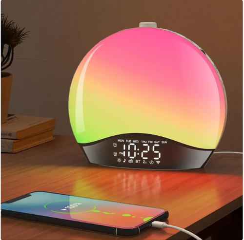 Despertador con Luz de Amanecer Sunrise Glow | Bluetooth y Simulación de Amanecer