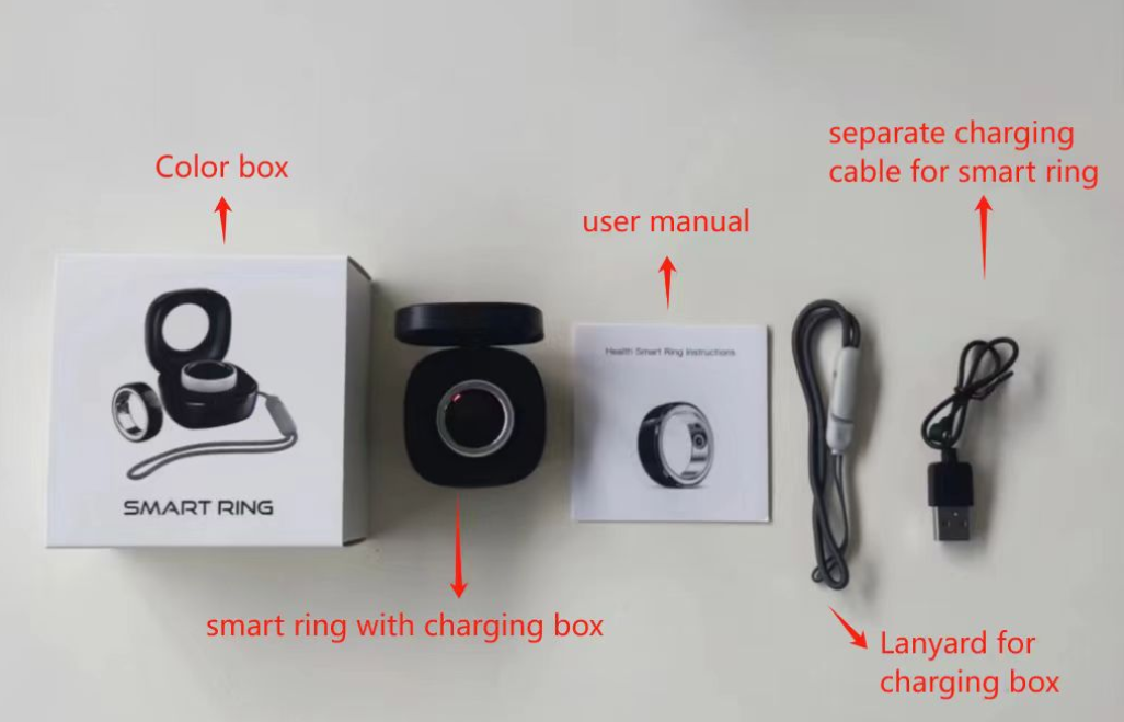 Anillo Inteligente R8 para Monitoreo de Salud y Seguimiento de Ejercicio