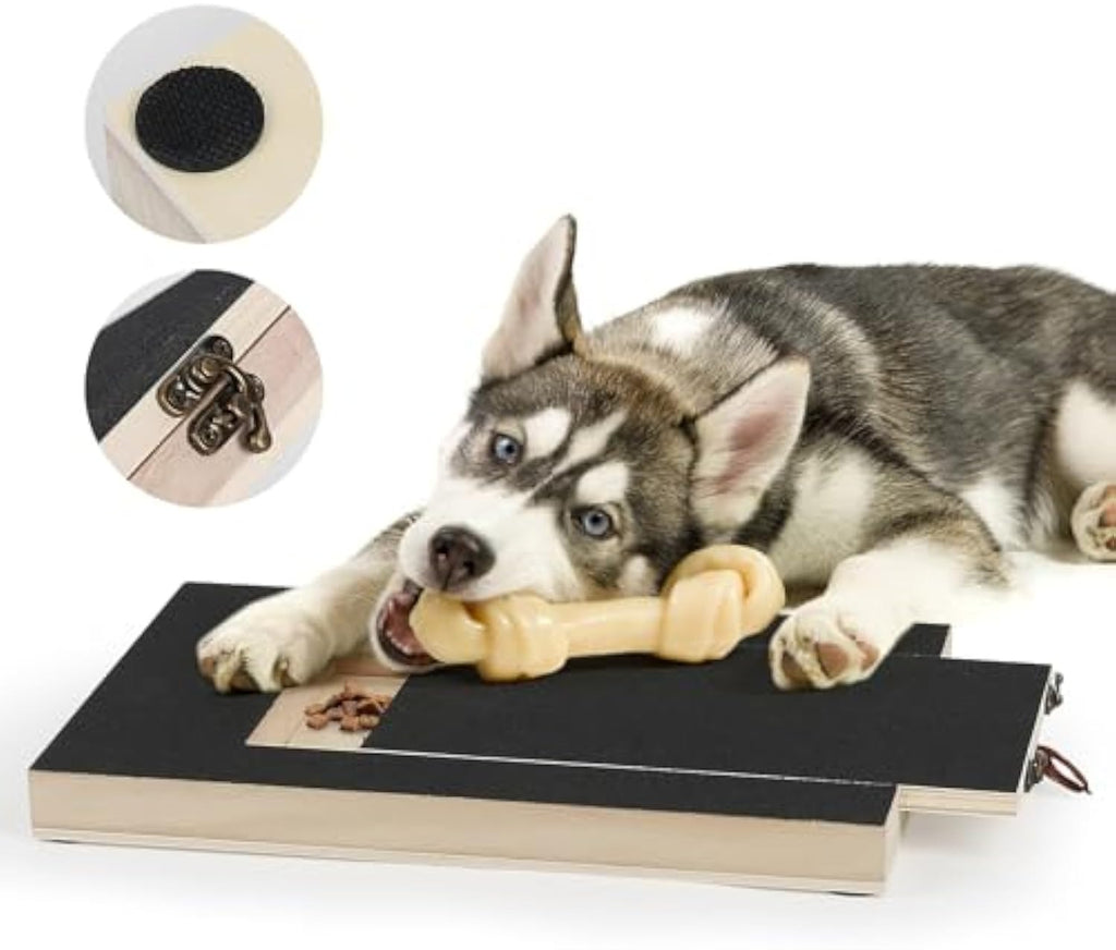 Tabla de Lijado de Uñas para Perros con Caja de Premios