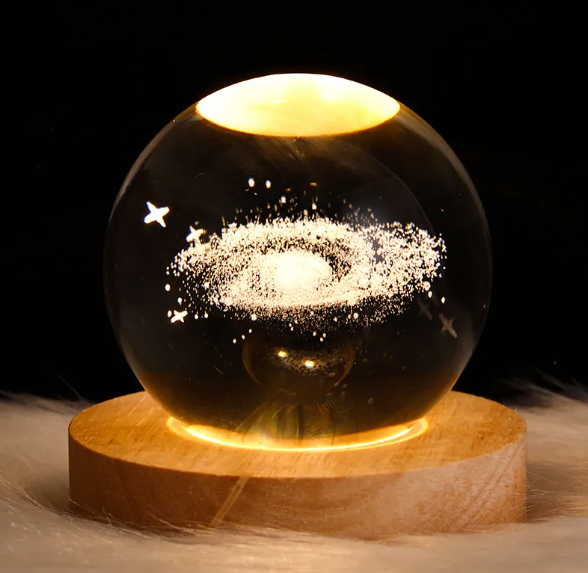 Kristallkugel-Nachtlampe