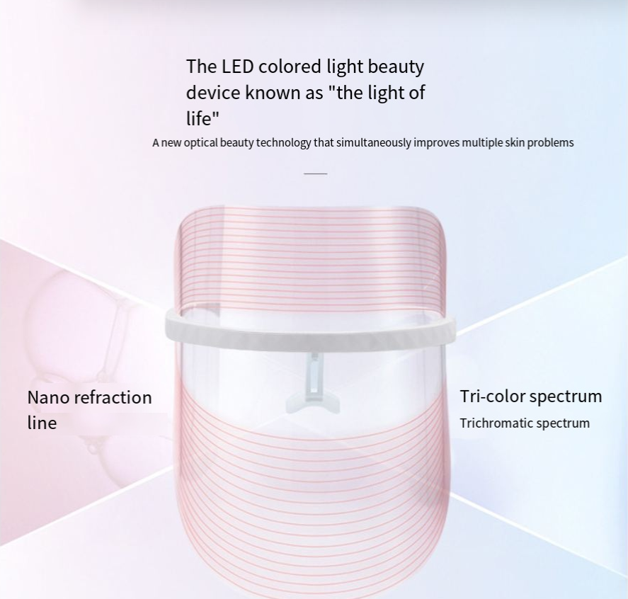 Máscara de Belleza LED y Dispositivo de Rejuvenecimiento de la Piel por Fotones