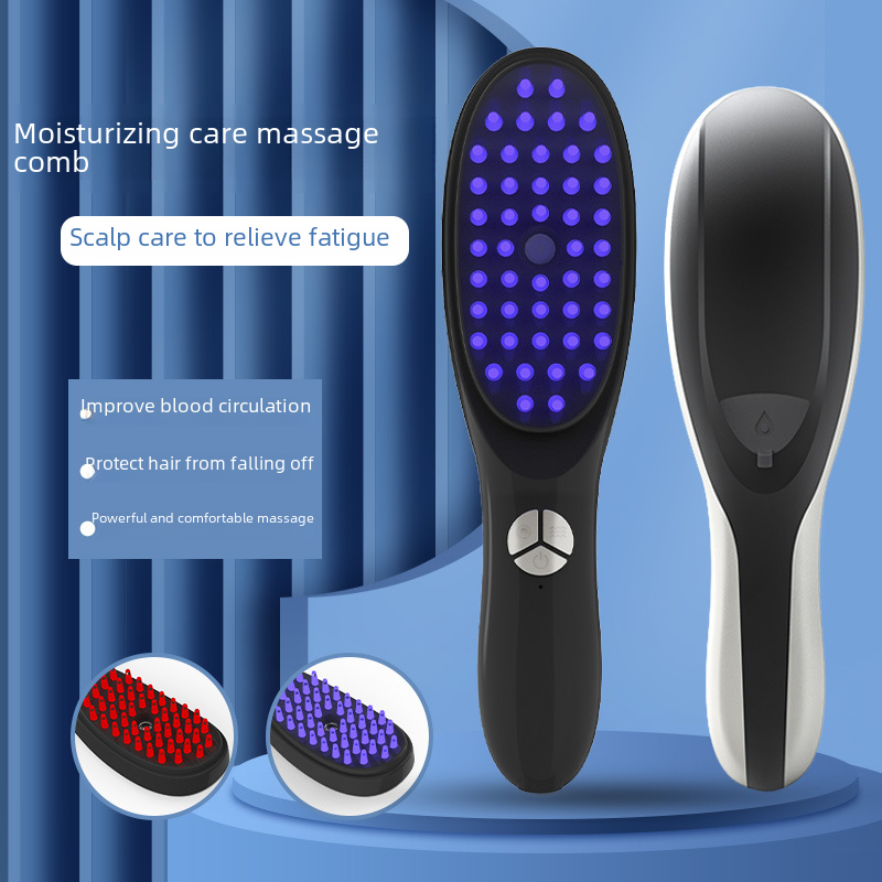 Peine Masajeador Eléctrico Multifuncional con Spray