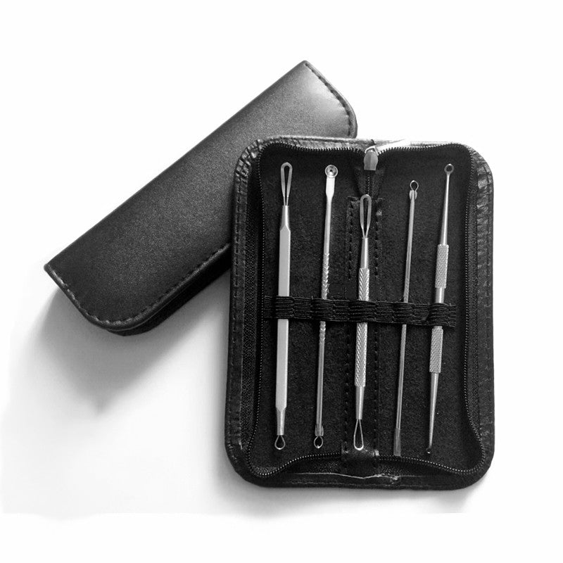 Set de Herramientas de Belleza de 5 Piezas para el Cuidado del Acné y los Pies