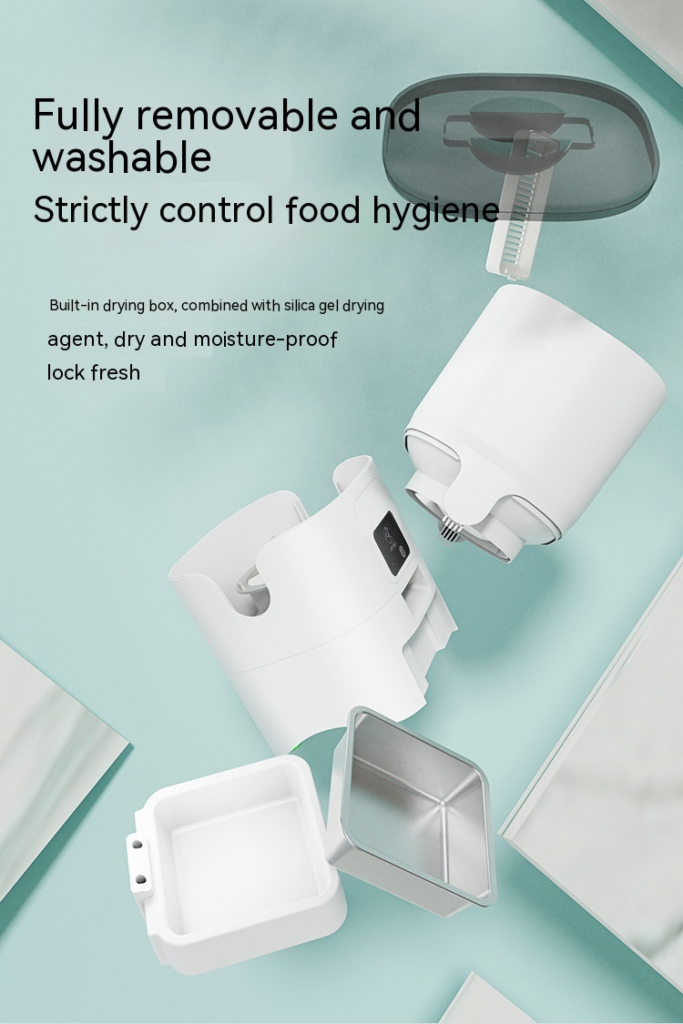 Comedero Automático Inteligente para Mascotas de 6L con Control WiFi Remoto
