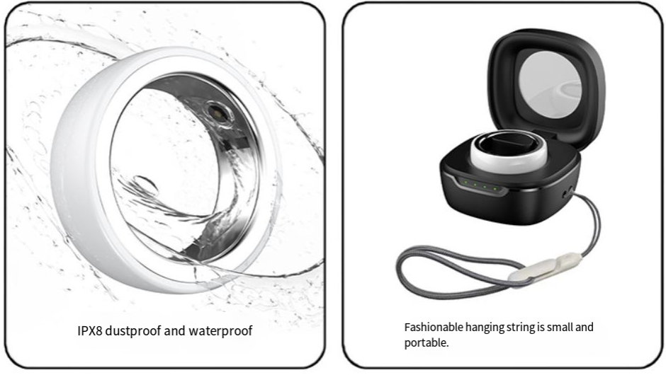 Anillo Inteligente R8 para Monitoreo de Salud y Seguimiento de Ejercicio