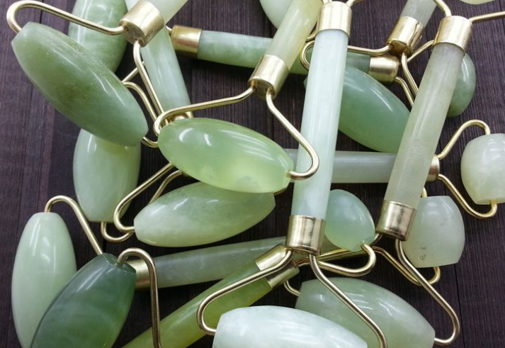 Dispositivo de Belleza de Jade, Masajeador Facial, Varita de Belleza