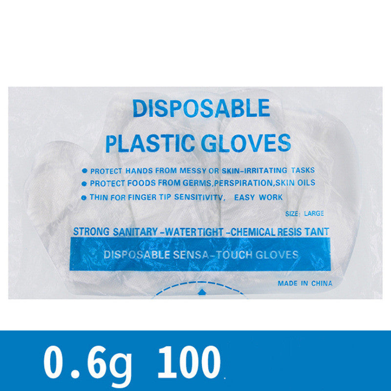 Paquete de 500 Guantes Desechables Transparentes de PE Engrosados