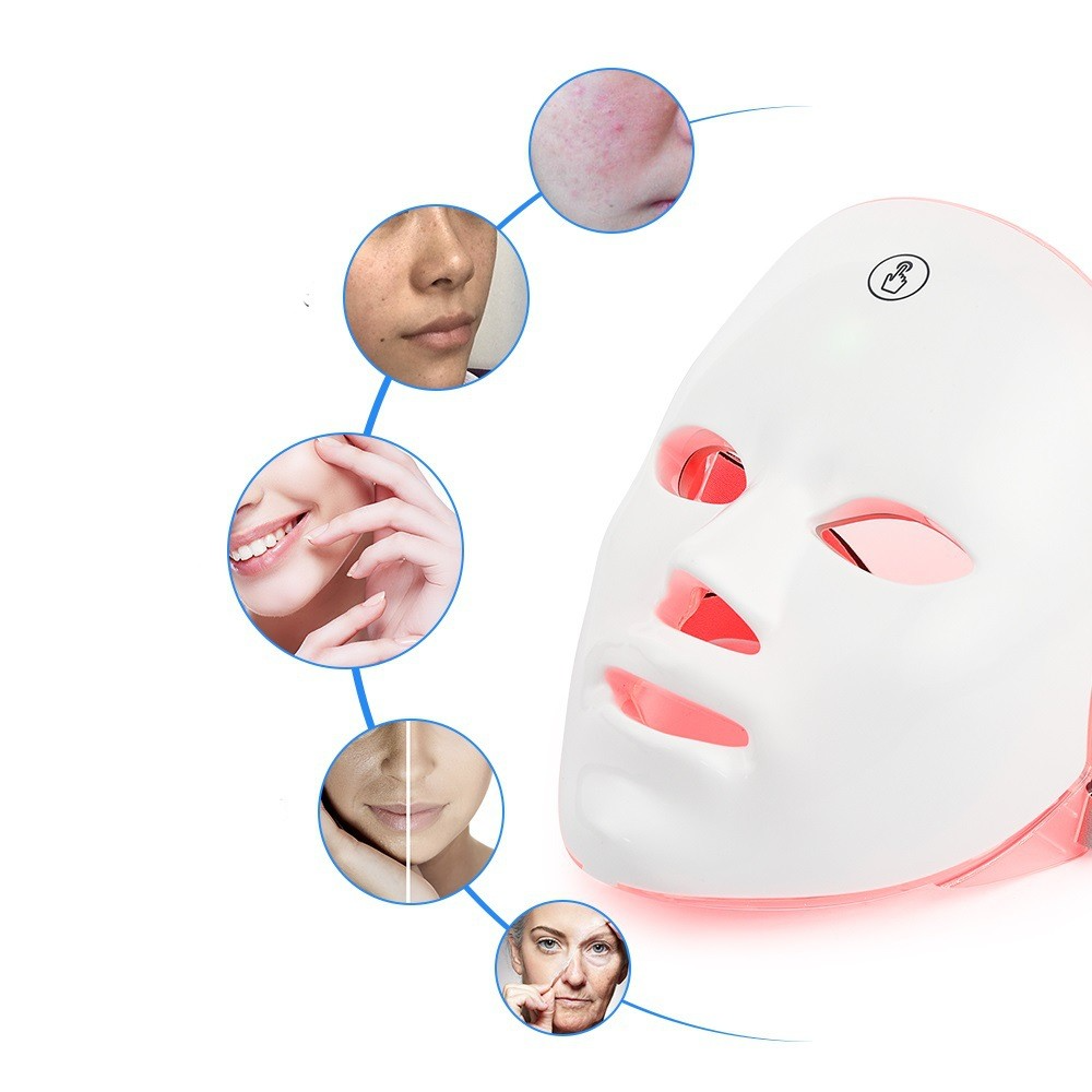 Máscara Facial de Terapia LED para Rejuvenecimiento de la Piel