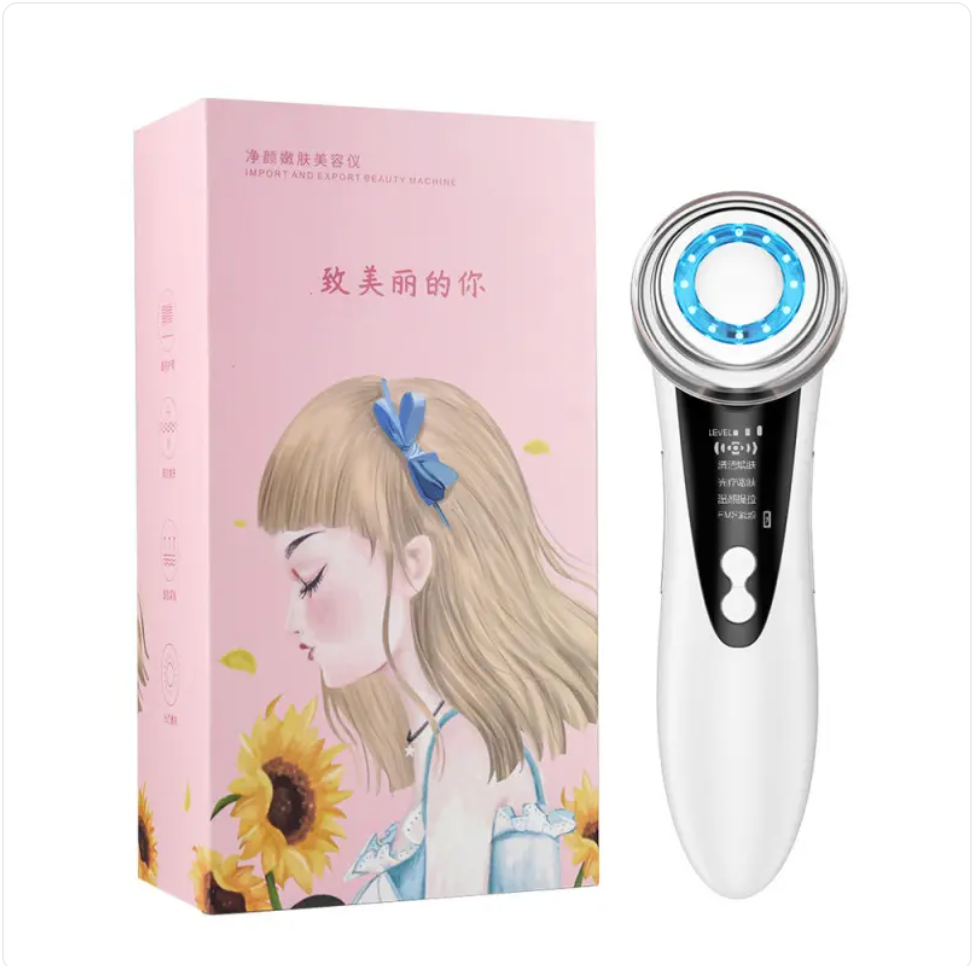 Dispositivo de Cuidado Facial con Iontoforésis y Terapia de Luz LED