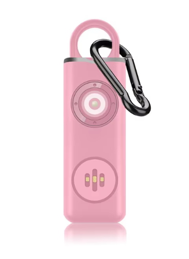 Sirena de Autodefensa y Alarma de Seguridad para Mujeres, Llavero con Luz LED SOS y Alarma Personal de Seguridad